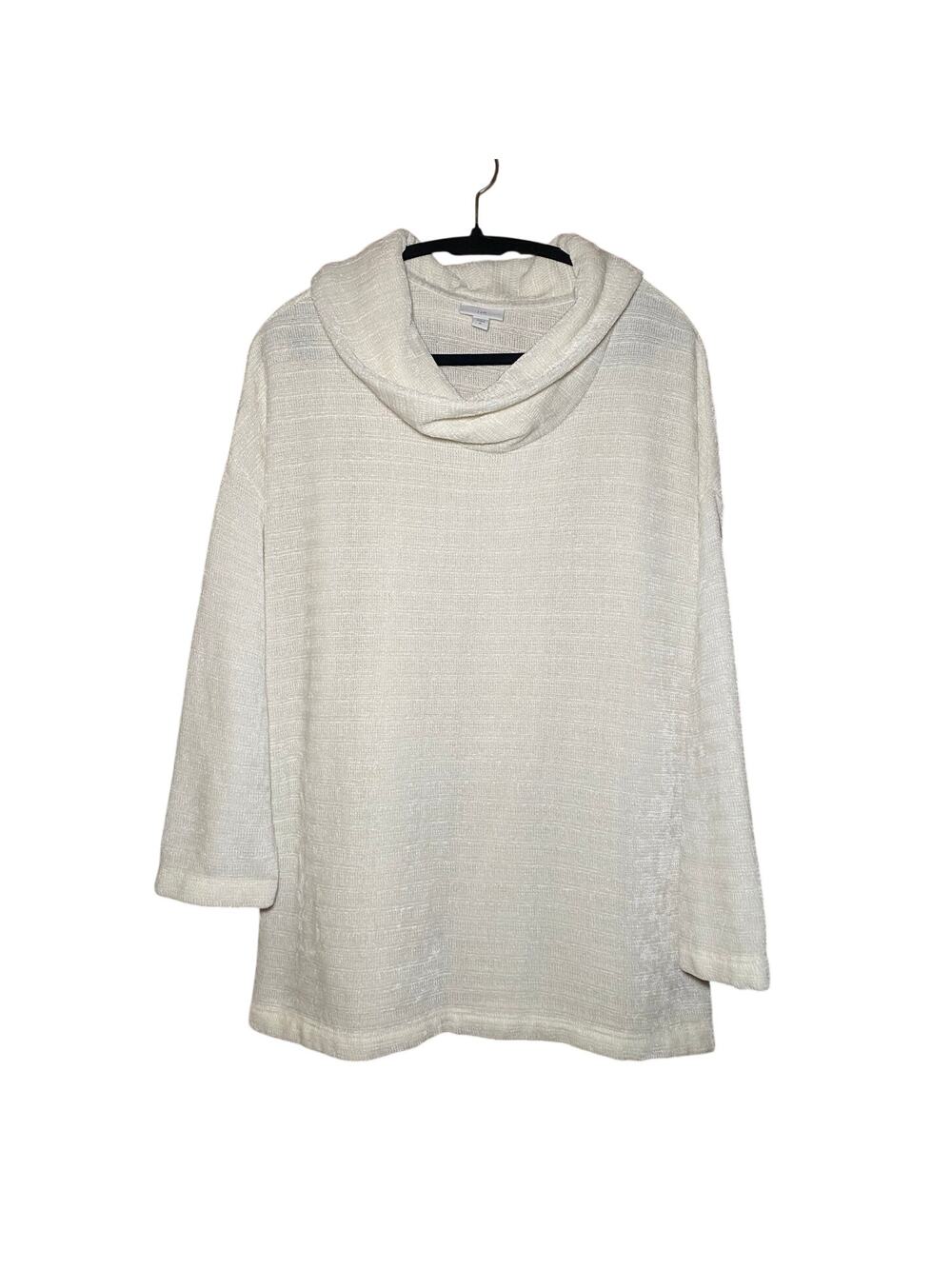 J. Jill - Ivory Cowl Neck Sweater - Women's XL - Extra Soft